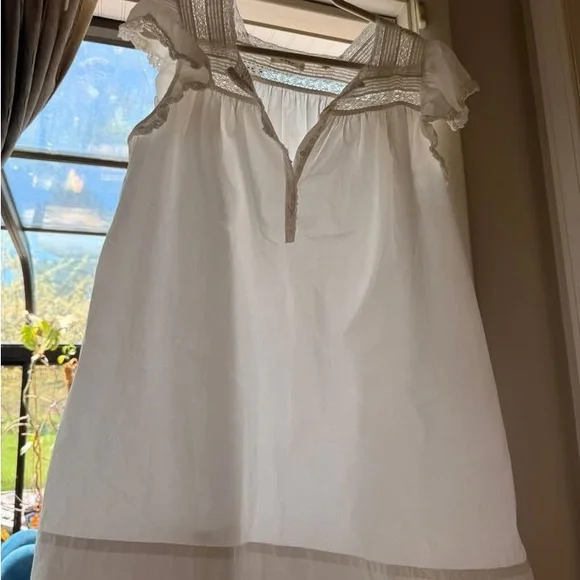 Doen Elena Mini Dress in salt EUC - Picture 3 of 4